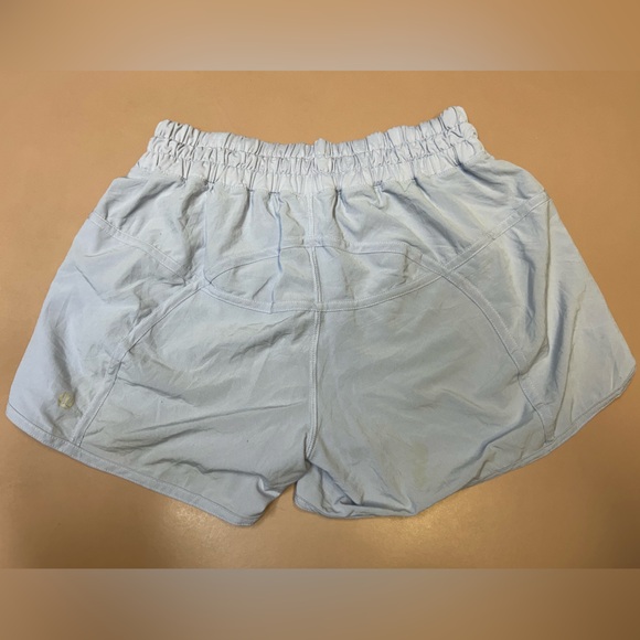 (8) Lululemon Sky Blue Hotty Hot Short 4” - Picture 2 of 4